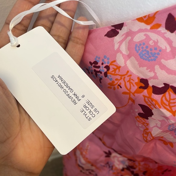 NWT Retail $455 LES RÊVERIES One-Sleeve Floral-Print Matte-Satin Mini Dress - Picture 8 of 9